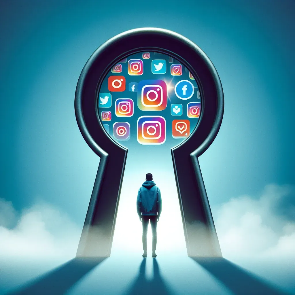 "Ilustrasi penggunaan Instagram Story Viewer untuk melihat cerita secara anonim di perangkat smartphone - Cara Menggunakan Instagram Story Viewer".